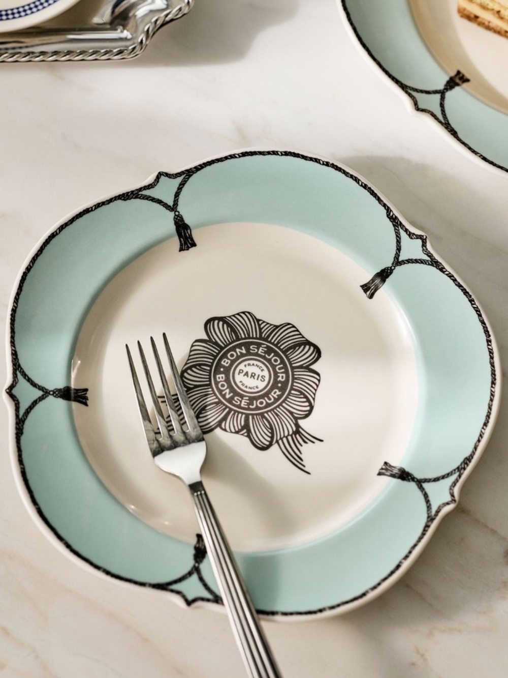 Reverie Stoneware Dessert Plate from Anthropologie